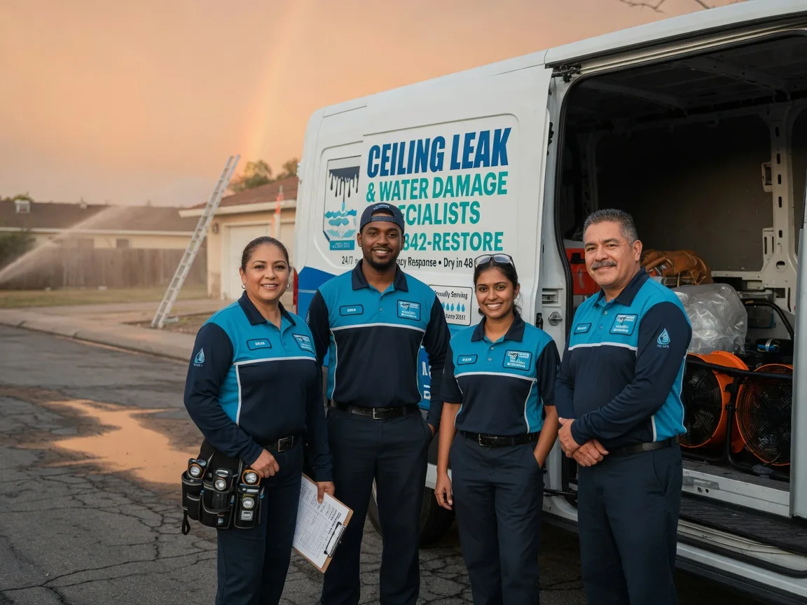 Ceiling Leak Cleanup company in Dunlow, WV
